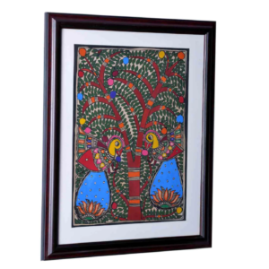 Captivating Peacock Madhubani Painting