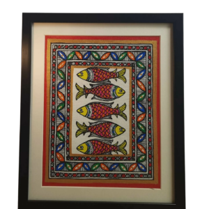 Madhubani Fish painting