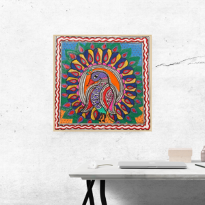 Madhubani Neel Kamal painting