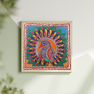Madhubani Neel Kamal painting