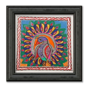 Madhubani Neel Kamal Painting