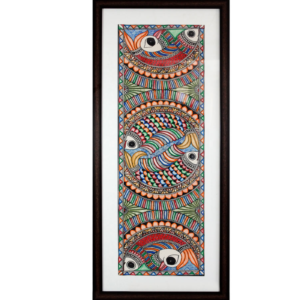 Madhubani Painting Peacock Fish