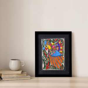 Madhubani Peacock Painting (REC)