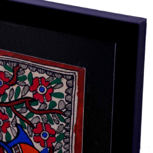 Madhubani Fish & Peacock Painting