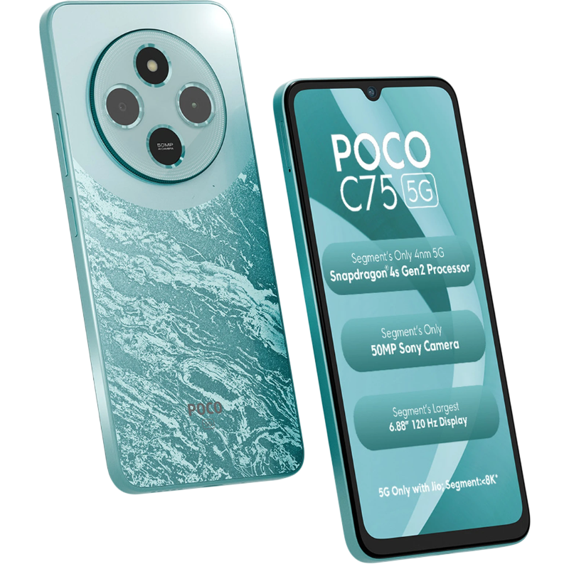POCO C75 5G (Aqua Bliss, 128 GB) (4 GB RAM)-Photoroom