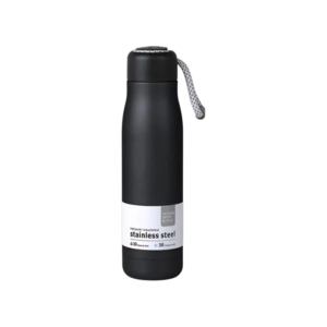 BLACK ROPE STAINLESS STEEL BOTTLE