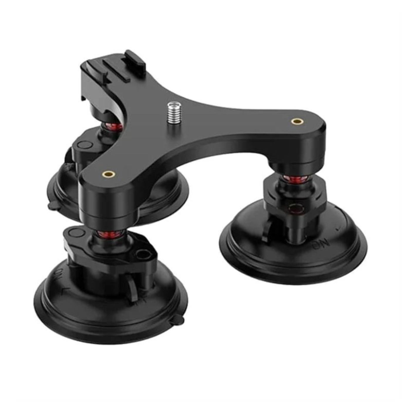 Car Triple Suction Cup Holder for Action Cameras & Osmo 360