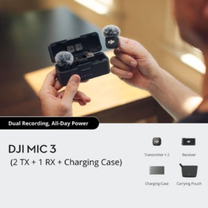 DJI Mic 3 (2 TX + 1 RX + Charging Case)