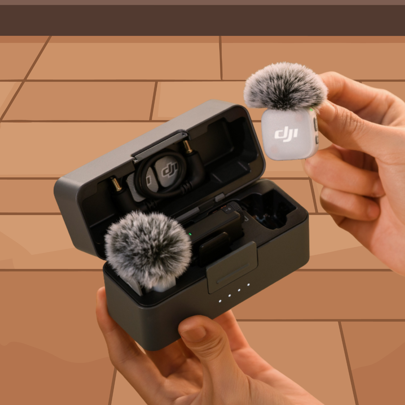 DJI Mic Mini 2 (2 TX + 1 RX + Charging Case)