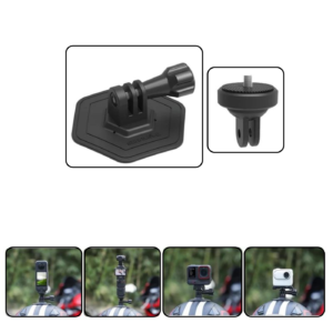 Flexible Adhesive Helmet Mount for Action Cameras & Osmo 360