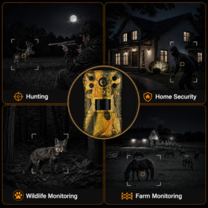 Trail Camera with 32MP, 4K Video , 0.2s Trigger Time